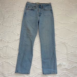 Levi’s Wedgie Straight Light Wash Jeans